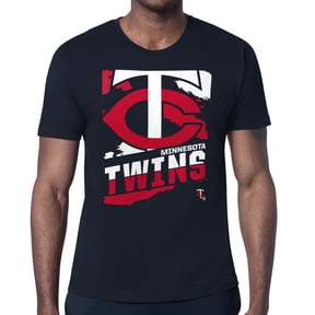 Men's Starter Navy Minnesota Twins Logo Zoom T-Shirt
