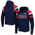 thumbnail image 1 of Men's Starter Navy New England Patriots Draft Fleece Raglan Pullover Hoodie, 1 of 3