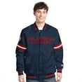 thumbnail image 1 of Men's Starter Navy/Red LA Clippers Scout Full Snap Varsity Jacket, 1 of 2