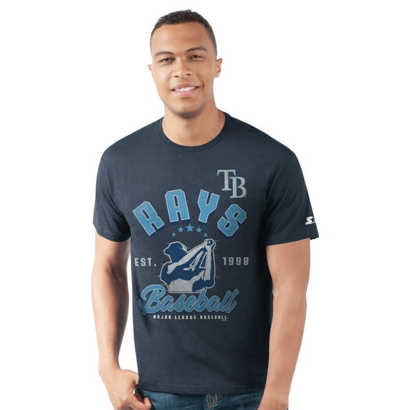 Men's Starter Navy Tampa Bay Rays Prime Time Batter T-Shirt