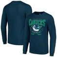 thumbnail image 1 of Men's Starter Navy Vancouver Canucks Team Logo Graphic Long Sleeve T-Shirt, 1 of 3