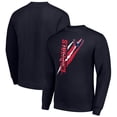 thumbnail image 1 of Men's Starter Navy Washington Capitals  Color Scratch Pullover Sweatshirt, 1 of 3