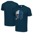 thumbnail image 1 of Men's Starter Navy Winnipeg Jets Half Helmet Logo T-Shirt, 1 of 3