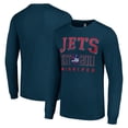 thumbnail image 1 of Men's Starter Navy Winnipeg Jets Retro Graphic Long Sleeve Crew T-Shirt, 1 of 3