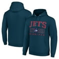 thumbnail image 1 of Men's Starter Navy Winnipeg Jets Retro Graphic Pullover Hoodie, 1 of 3