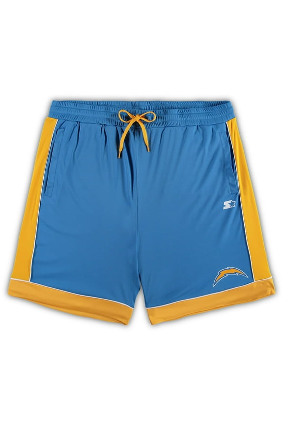 Men's Starter Powder Blue/Gold Los Angeles Chargers Fan Favorite Fashion Shorts