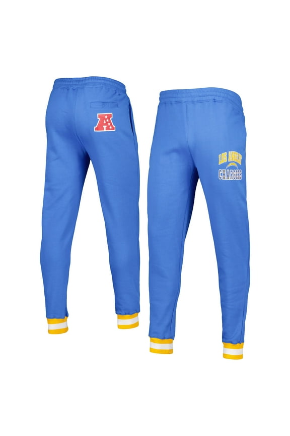 Men's Starter Powder Blue Los Angeles Chargers Blitz Fleece Jogger Pants
