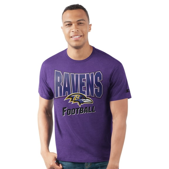 Men's-Starter  Purple Baltimore Ravens Prime Time T-Shirt