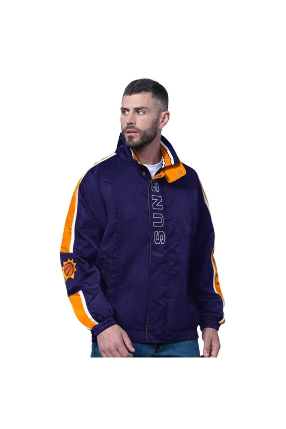 Men's Starter Purple Phoenix Suns Freestyle Lightweight Full-Zip Jacket