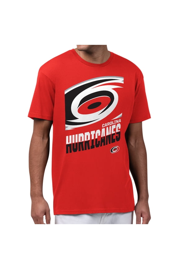 Men's Starter Red Carolina Hurricanes Logo Zoom T-Shirt