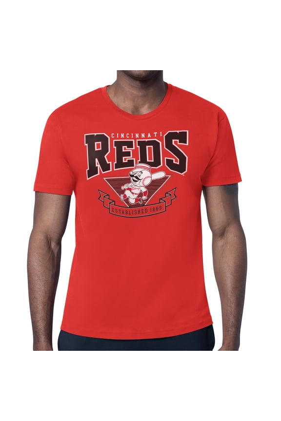 Men's Starter Red Cincinnati Reds -80s Inspired T-Shirt