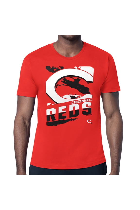 Men's Starter  Red Cincinnati Reds Logo Zoom T-Shirt