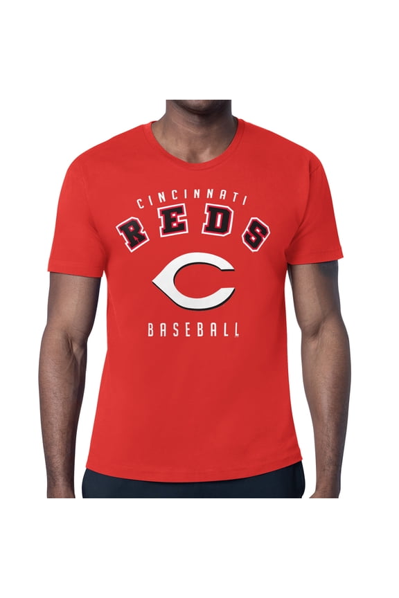 Men's Starter Red Cincinnati Reds Team Logo T-Shirt