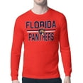 thumbnail image 1 of Men's Starter Red Florida Panthers Mesh Look Team Name Long Sleeve T-Shirt, 1 of 2