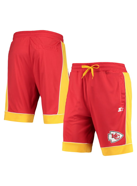 Men's Starter Red/Gold Kansas City Chiefs Fan Favorite Fashion Shorts