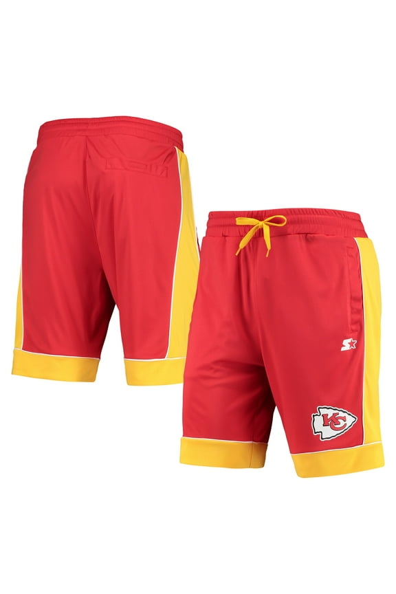 Men's Starter Red/Gold Kansas City Chiefs Fan Favorite Fashion Shorts