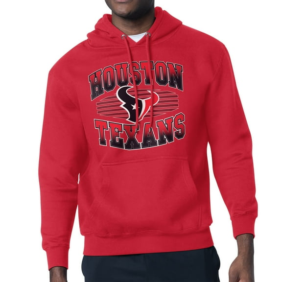 Men's Starter Red Houston Texans Team Grit Graphic Hoodie