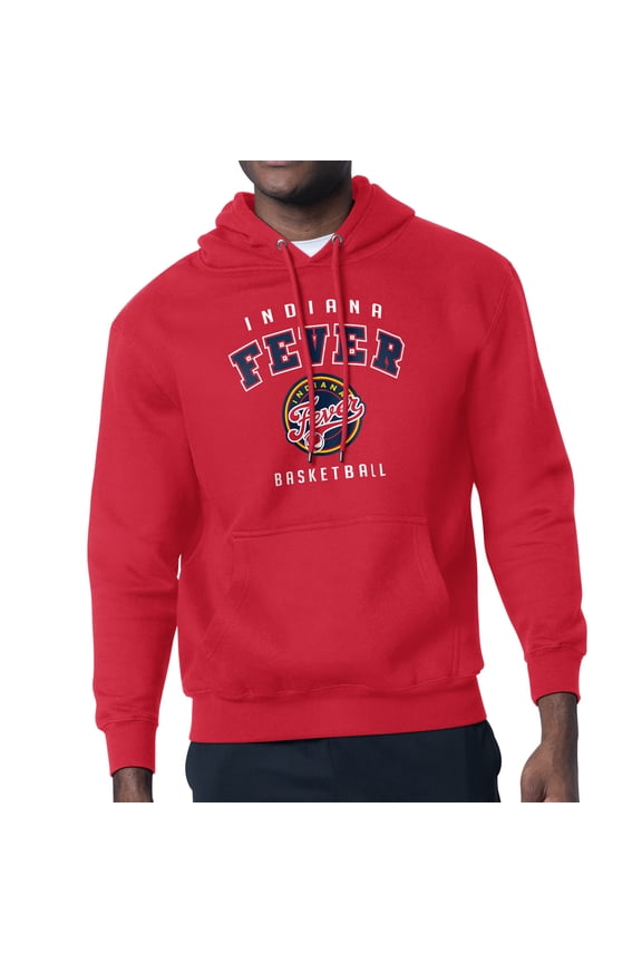 Men's Starter Red Indiana Fever Logo Graphic Hoodie