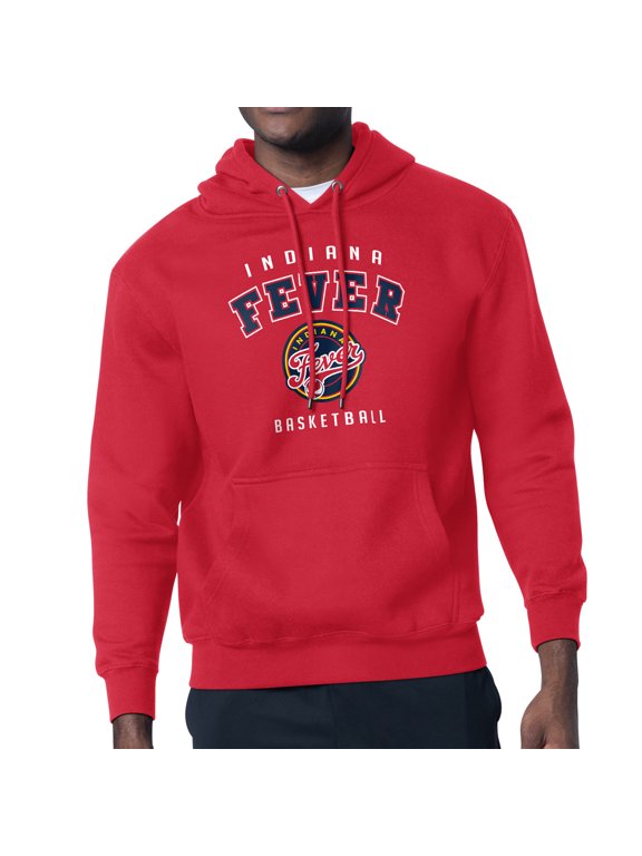Men's Starter Red Indiana Fever Logo Graphic Hoodie