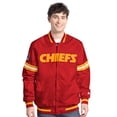 thumbnail image 1 of Men's-Starter  Red Kansas City Chiefs Scout Full-Snap Varsity Jacket, 1 of 2
