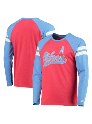 : Starter Men's Light Blue/Red Houston Oilers Locker