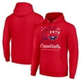 thumbnail image 1 of Men's Starter  Red Washington Capitals Arch City Team Graphic Fleece Pullover Hoodie, 1 of 3