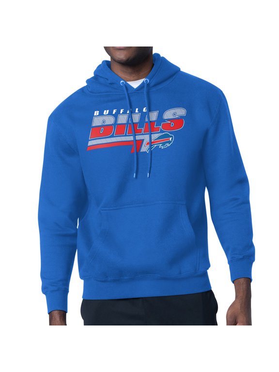 Men's Starter Royal Buffalo Bills Logo Push Graphic Hoodie