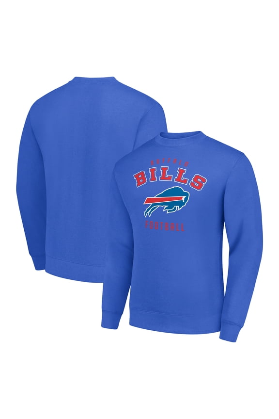 Men's Starter Royal Buffalo Bills Team Logo Pullover Sweatshirt