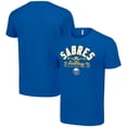 thumbnail image 1 of Men's Starter  Royal Buffalo Sabres Half Puck T-Shirt, 1 of 3