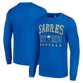 thumbnail image 1 of Men's Starter Royal Buffalo Sabres Retro Graphic Long Sleeve Crew T-Shirt, 1 of 3