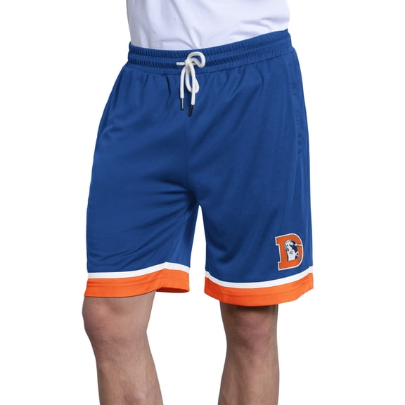 Men's Starter Royal Denver Broncos Throwback Power Play Mesh Shorts