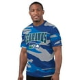 thumbnail image 1 of Men's Starter Royal/Gray Seattle Seahawks Thursday Night Gridiron Classics Vintage Logo T-Shirt, 1 of 2