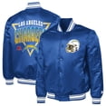 thumbnail image 1 of Men's Starter  Royal Los Angeles Chargers Printed Triangle Graphic Satin Full-Snap Varsity Jacket, 1 of 3