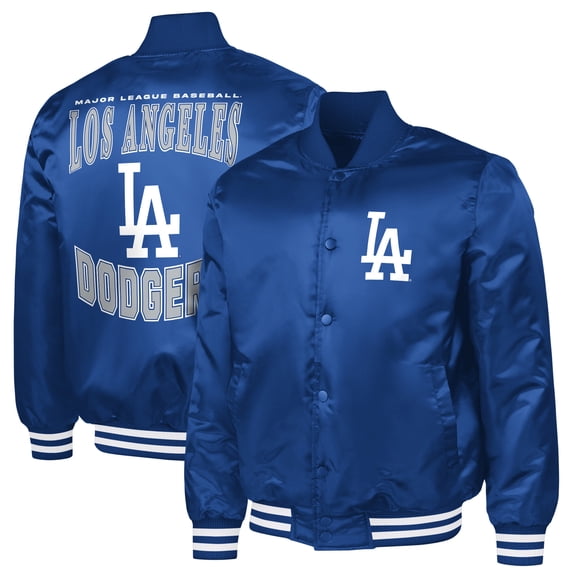 Men's G-III Sports by Carl Banks Royal Los Angeles Dodgers Adaptive Full-Snap Varsity Jacket