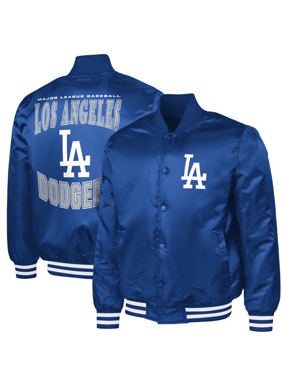 Men's G-III Sports by Carl Banks Royal Los Angeles Dodgers Adaptive Full-Snap Varsity Jacket