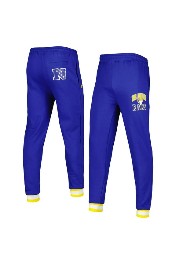 Men's Starter Royal Los Angeles Rams Blitz Fleece Jogger Pants