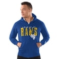 thumbnail image 1 of Men's Starter Royal Los Angeles Rams Distressed Classic Full-Zip Hoodie, 1 of 2