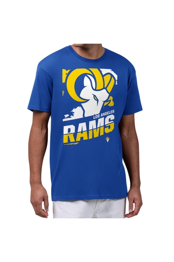 Men's Starter Royal Los Angeles Rams Zoom Graphic T-Shirt