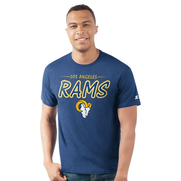 Men's-Starter  Royal Los Angeles Rams Prime Time T-Shirt