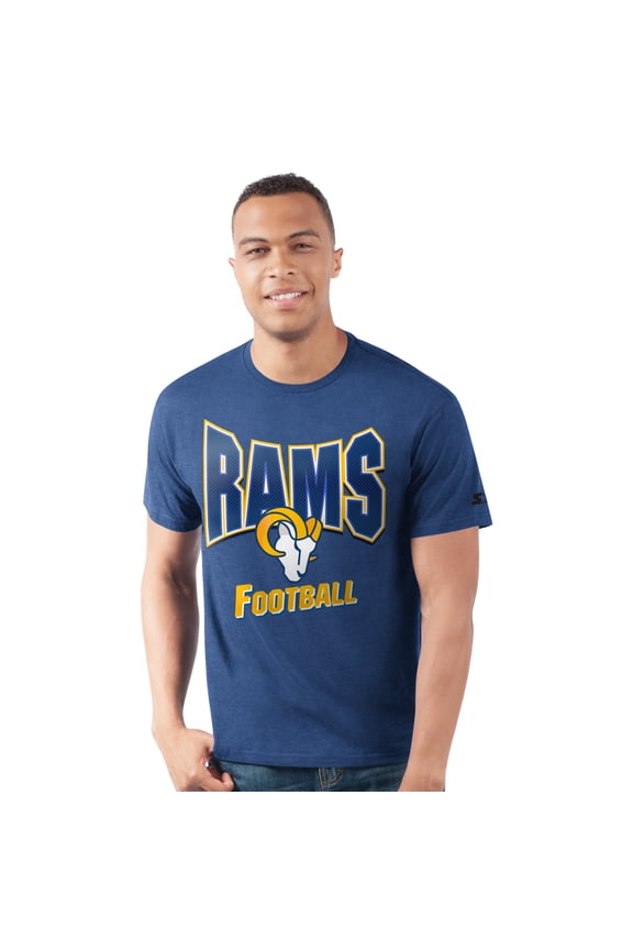 Men's-Starter Royal Los Angeles Rams Prime Time T-Shirt