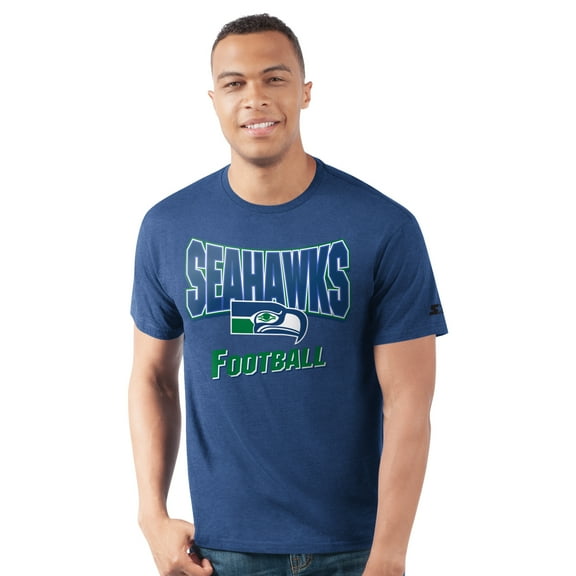 Men's-Starter  Royal Seattle Seahawks Prime Time T-Shirt