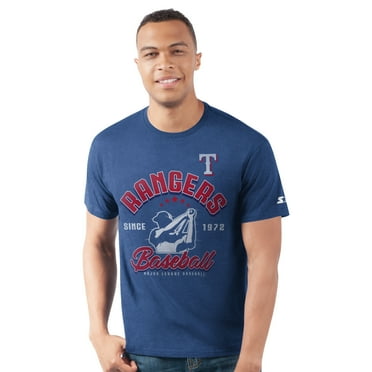 Men's Starter  Royal Texas Rangers Prime Time Batter T-Shirt