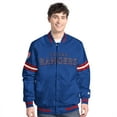 thumbnail image 1 of Men's-Starter  Royal Texas Rangers Scout Full-Snap Varsity Jacket, 1 of 2