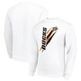 thumbnail image 1 of Men's Starter White Anaheim Ducks  Color Scratch Pullover Sweatshirt, 1 of 3