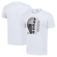 thumbnail image 1 of Men's Starter White Anaheim Ducks Half Helmet Logo T-Shirt, 1 of 3