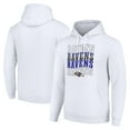 thumbnail image 1 of Men's Starter White Baltimore Ravens Four Team Name Logo Fleece Pullover Hoodie, 1 of 3