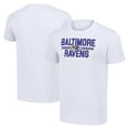 thumbnail image 1 of Men's Starter White Baltimore Ravens Team Mesh Print Graphic T-Shirt, 1 of 3