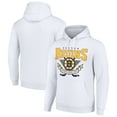 thumbnail image 1 of Men's Starter White Boston Bruins Team Logo Graphic Fleece Tri-Blend Pullover Hoodie, 1 of 3