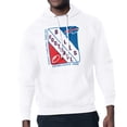 thumbnail image 1 of Men's Starter White Buffalo Bills Shield Logo Pullover Hoodie, 1 of 3