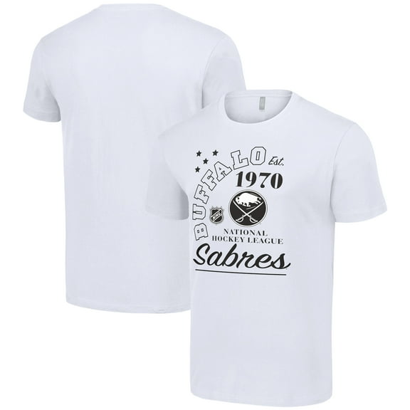 Men's Starter  White Buffalo Sabres Arch City Team Graphic T-Shirt